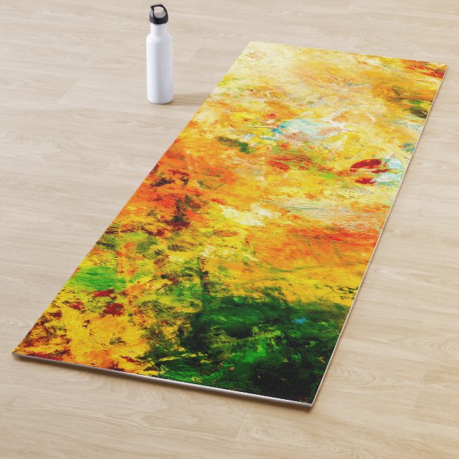 Colorful Artist Palette Yoga Mat (In Situ)