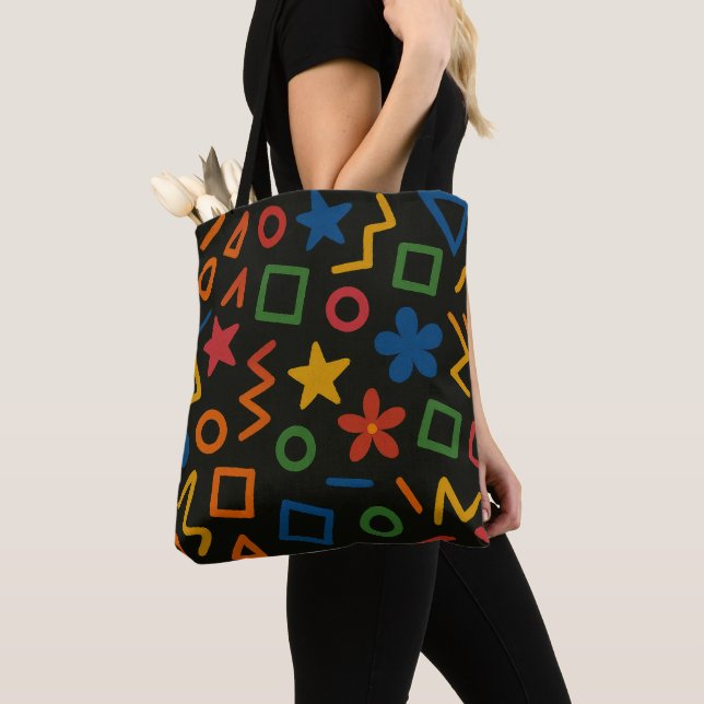 Colorful Artistic Background  Tote Bag (Close Up)