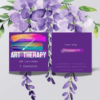 colorful artistic brushstrokes -  art therapy