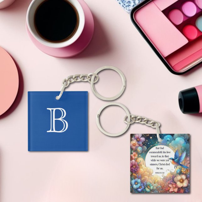 Colorful Artistic Keychain Romans Christian Bible  (Creator Uploaded)