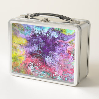 Colorful Artistic Lunchbox or Storage