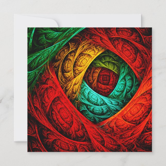 Colorful Artistic Modern Abstract Art Pattern #09 (Front)
