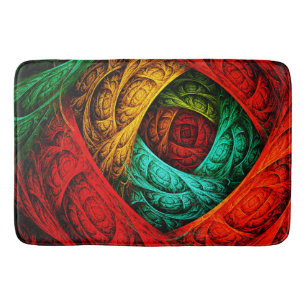 Colorful Artistic Modern Abstract Art Pattern #09 Bath Mat