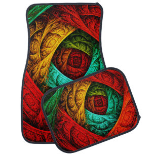 Colorful Artistic Modern Abstract Art Pattern #09 Car Floor Mat