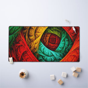 Colorful Artistic Modern Abstract Art Pattern #09 Desk Mat