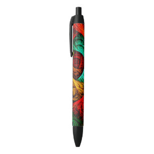 Colorful Artistic Modern Abstract Art Pattern #09 Pen