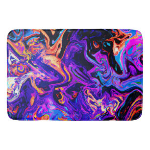 Colorful Artistic Patterns Bath Mat