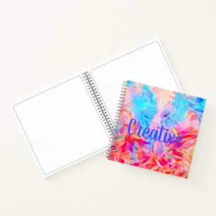 Colorful Artsy Aesthetic Cute Modern Sketch Notebook