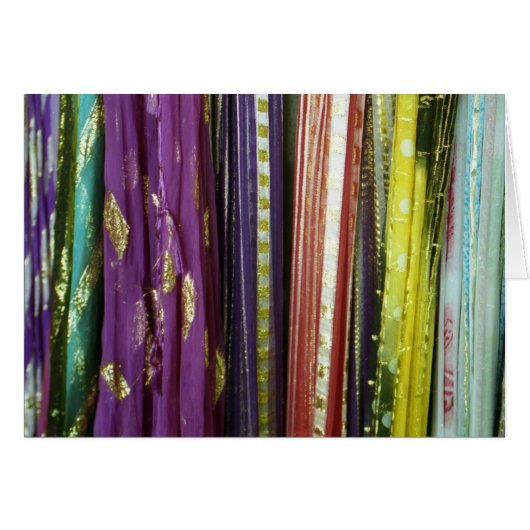 Colorful Asian Scarves (Front Horizontal)