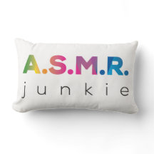 Colorful ASMR Junkie Black and White