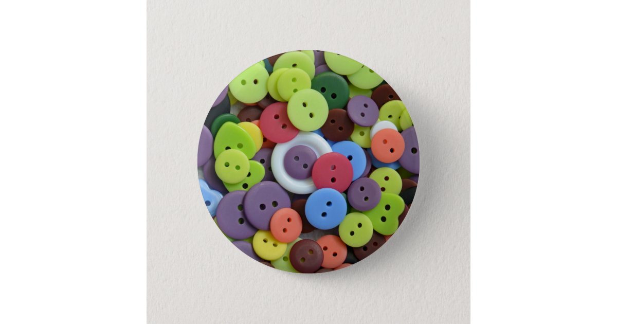 Colorful Assorted Buttons Zazzle