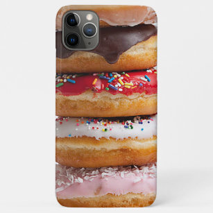 Colorful Assorted Sprinkles Chocolate Sweet Donuts iPhone 11 Pro Max Case
