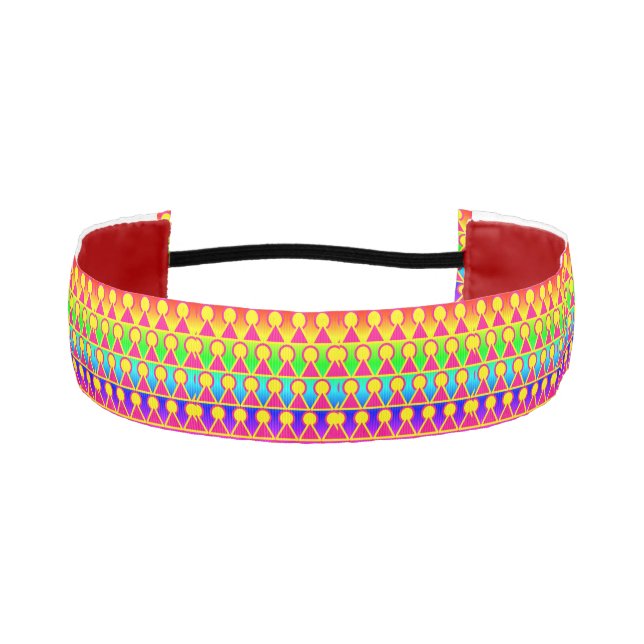 Colorful  athletic headband (Front)