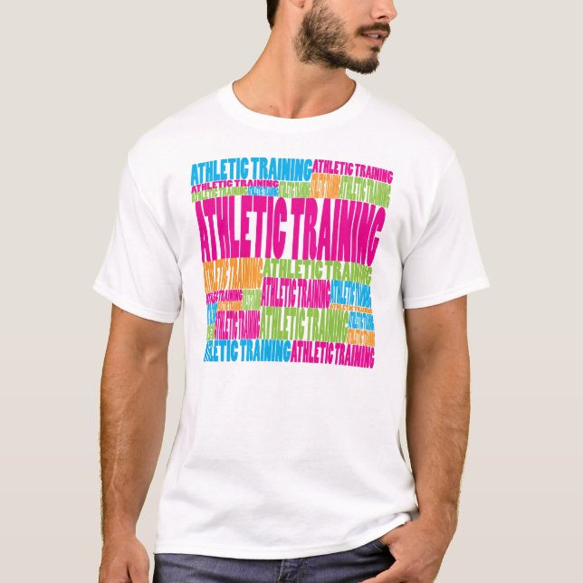 Colorful Athletic Training T-Shirt (Front)