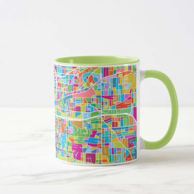 Colorful Atlanta Map Mug (Right)