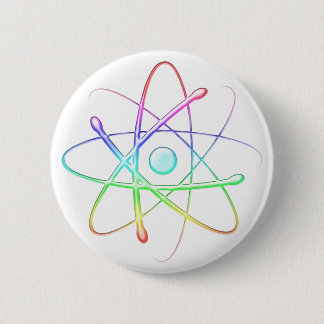 Colorful Atom (008) - Button