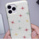 Colorful Atomic Starburst Mid-century Pattern Case-Mate iPhone 14 Case<br><div class="desc">Liven up your cell phone with this fabulous atomic era mid century patterned phone case. This design features starbursts in red,  blue,  green,  and yellow and accented with black dots.</div>