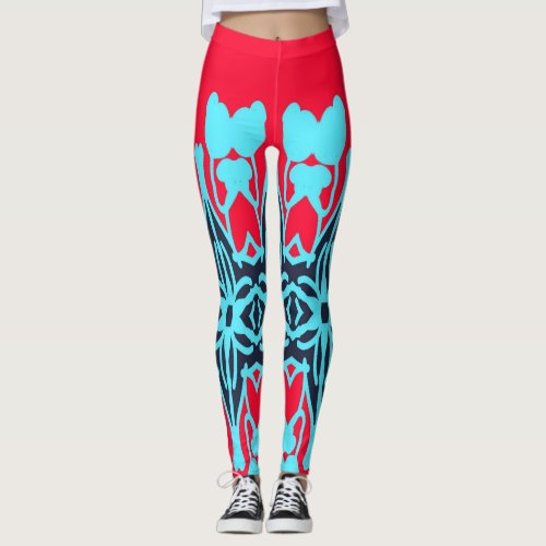 Colorful attractive fabric pattern Legging design 