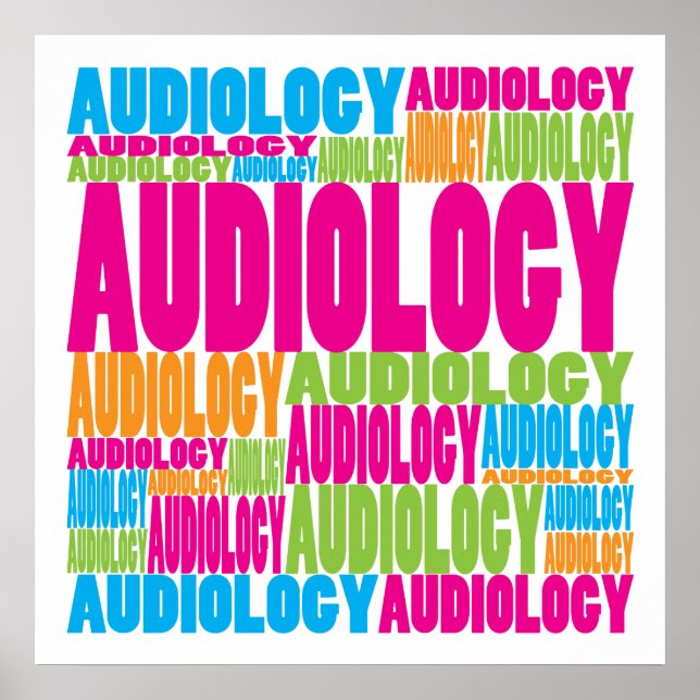 Colorful Audiology Poster (Front)