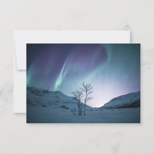 Colorful Aurora Borealis Card (Front)