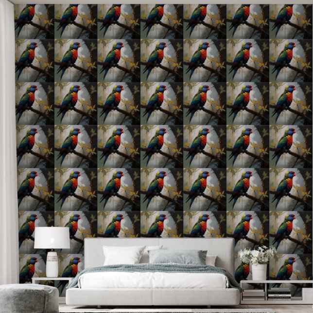 Colorful Australian Lorikeet, Wallpaper (Bedroom)