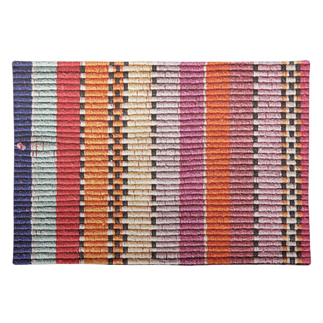 Colorful Authentic Cloth Placemat (Front)