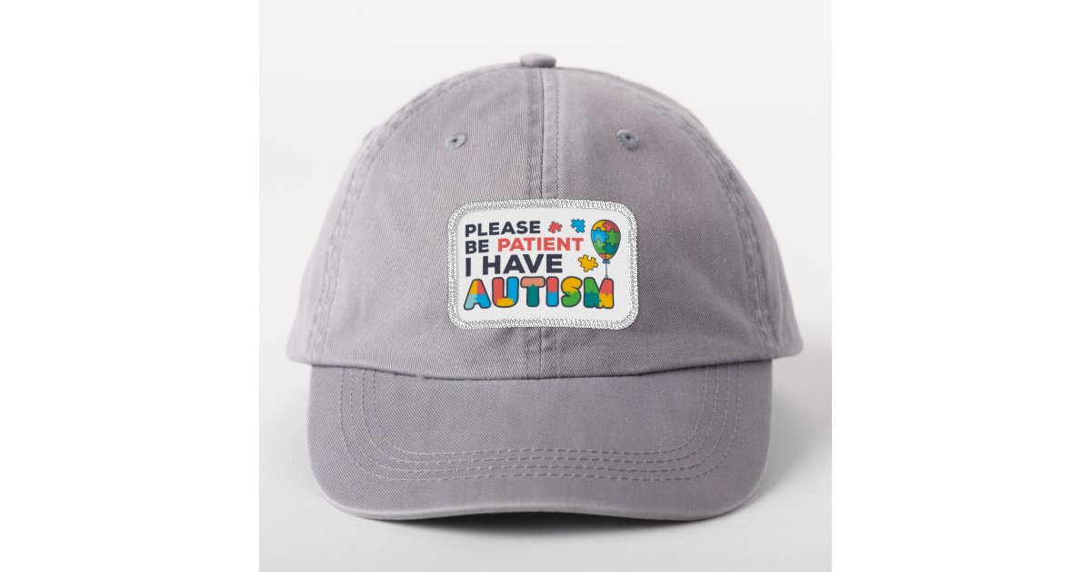 Colorful Autism Awareness Please Be Patient Patch | Zazzle