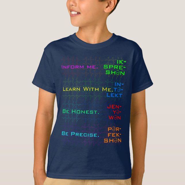 Colorful Autism Awareness & Strength Jigsaw Puzzle T-Shirt (Front)