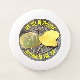 Colorful Autumn Aspen Leaves Photo Custom