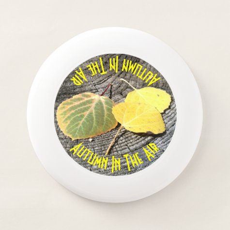 Colorful Autumn Aspen Leaves Photo Custom