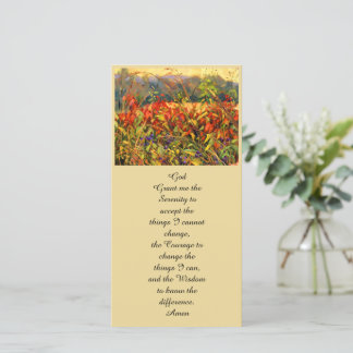 Colorful Autumn Asters & Sumac Reds and Blues