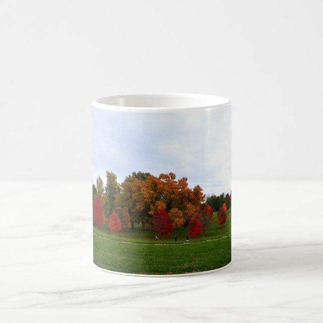Colorful Autumn Foliage Coffee Mug (Center)