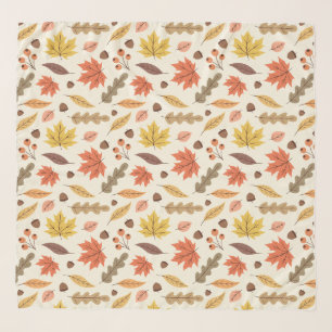 Colorful Autumn Leaf Fall Pattern Scarf