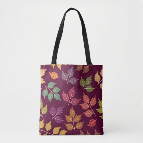 Colorful Autumn Leaf Tote Bag
