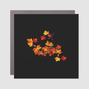 Colorful Autumn Leaves Basket It’s Fall Y’all Car Magnet