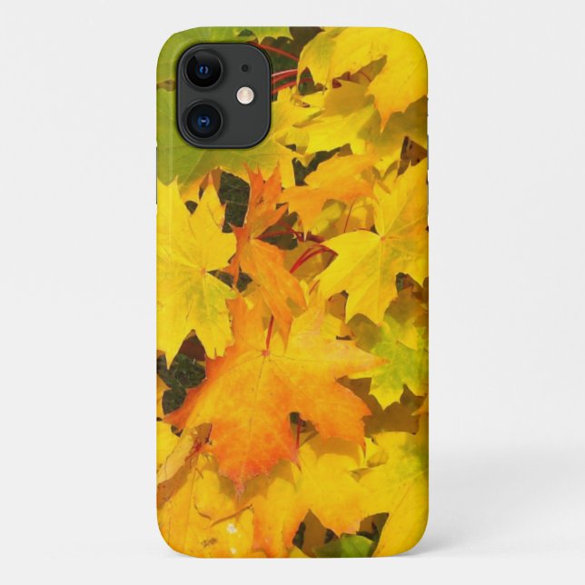 Colorful Autumn Leaves Case-Mate iPhone Case (Back)