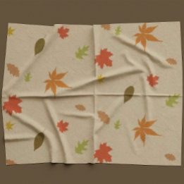 Colorful Autumn Leaves Fabric