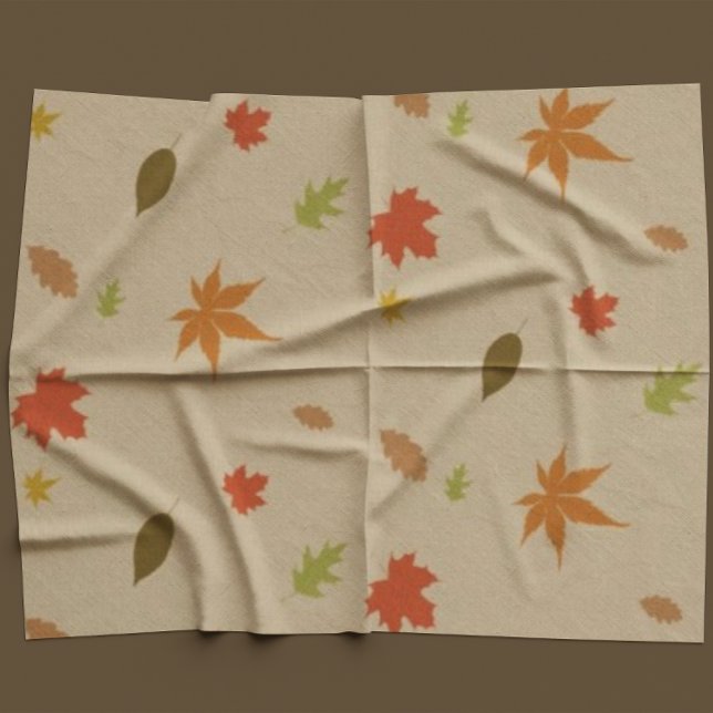 Colorful Autumn Leaves  Fabric (Creator Uploaded)
