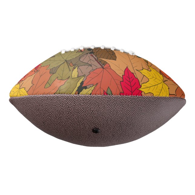 Colorful autumn leaves football (Rotated 270)