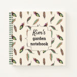 Colorful Autumn Leaves Garden Journal Notebook