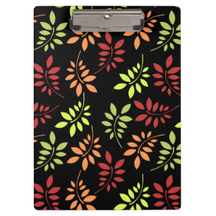 Colorful Autumn Leaves in Warm Tones Clipboard