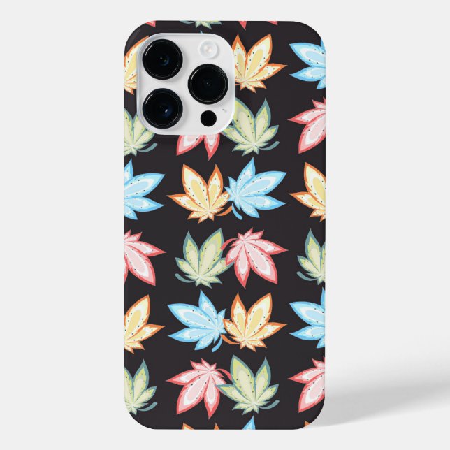 Colorful Autumn Leaves  iPhone Case (Back)