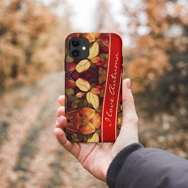 Colorful autumn leaves iPhone Case (Creator Uploaded)