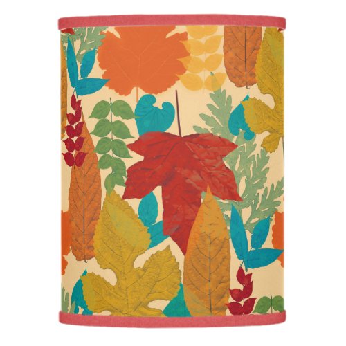 Colorful Autumn Leaves Lamp Shade