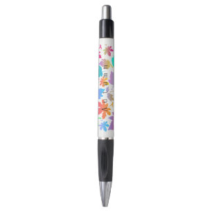 Colorful autumn leaves pen
