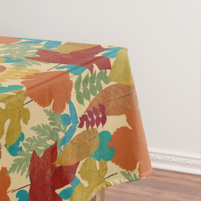 Colorful Autumn Leaves  Tablecloth (In Situ)