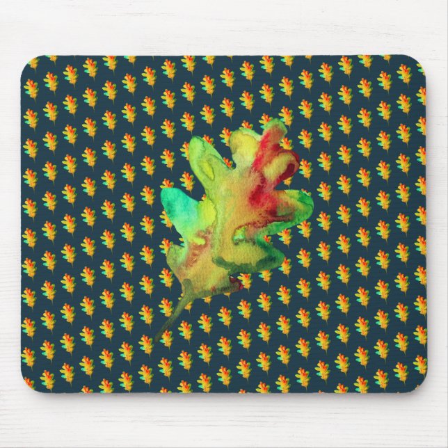 Colorful Autumn Mouse Pad (Front)