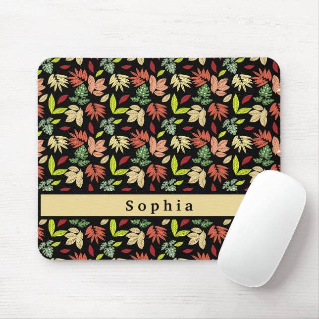 Colorful Autumn Mouse Pad (With Mouse)