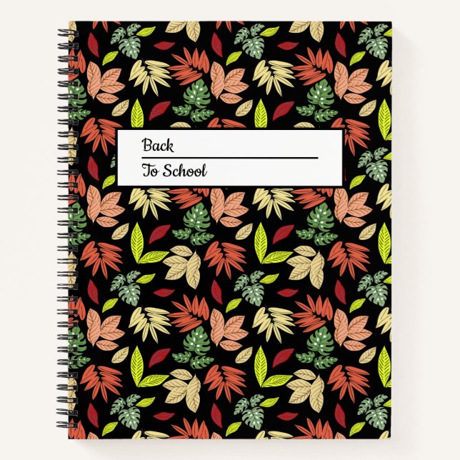 Colorful Autumn Notebook (Front)