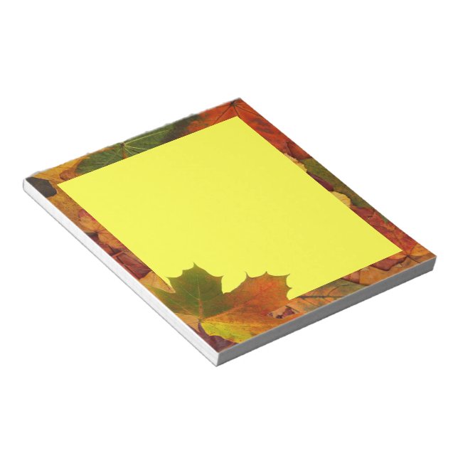 Colorful Autumn Notepad (Angled)